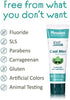 Himalaya Botanique Kids Toothpaste, Cool Mint Flavor to Reduce Plaque and Keep Kids Brushing Longer, 4 oz